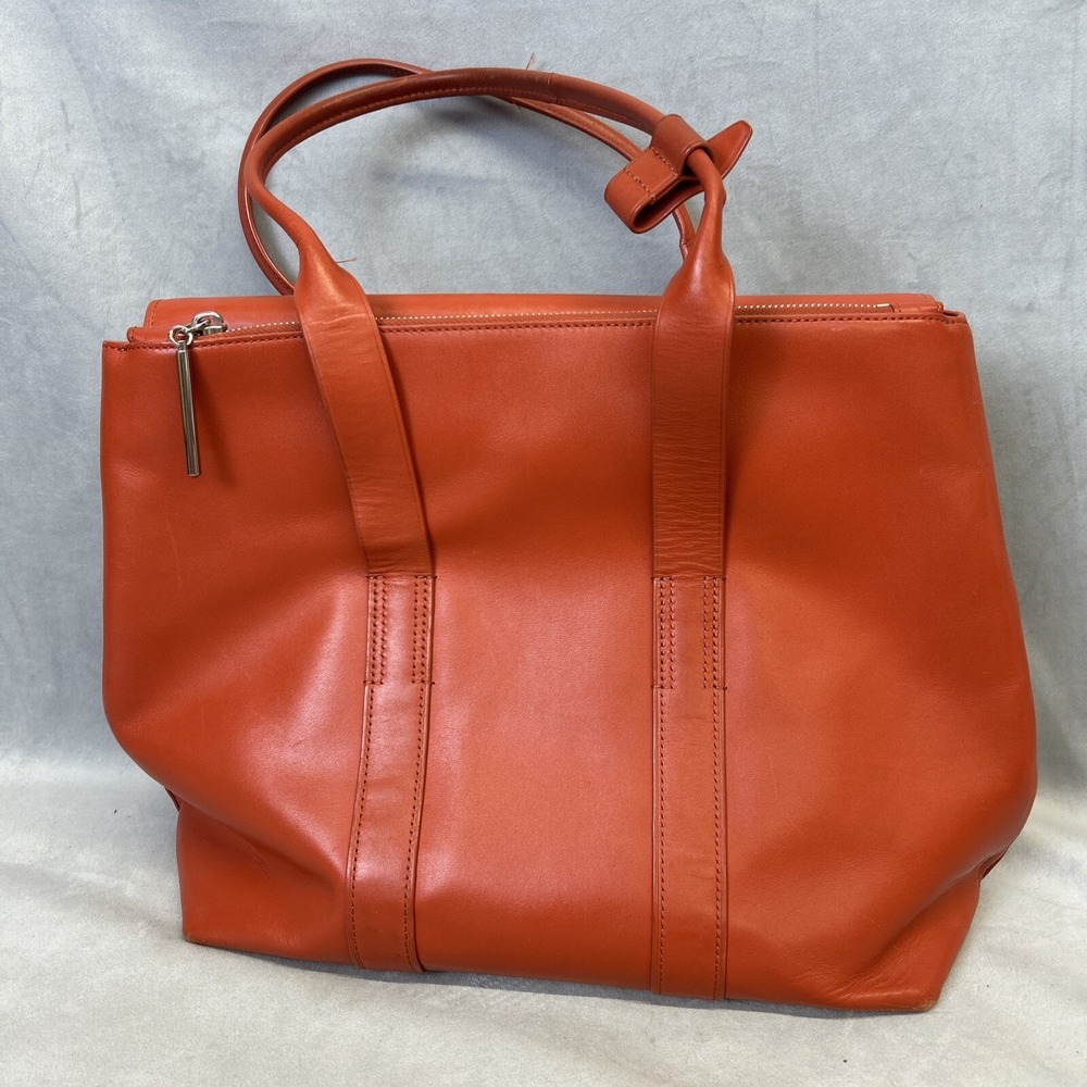 Phillip Lim Purse 3.1 Handbag Orange Leather Womens Vintage Shoulder Bag